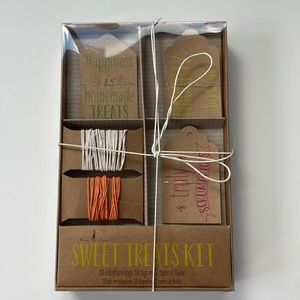 Meri Meri Sweet Treats Kit, cellophane bags, tags and twine, NEW